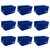 Avsar 200 x 125 x 100 mm FPO Blue Storage Bin, Premium HDPE Material (Bin-15) - Pack of 9