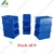 Avsar 200 x 125 x 100 mm FPO Blue Storage Bin, Premium HDPE Material (Bin-15) - Pack of 9