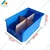 Avsar 200 x 125 x 100 mm FPO Blue Storage Bin with Verticle & Horizontal Partition, HDPE Material (Bin-15) - Pack of 9