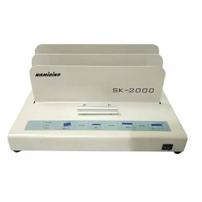 Namibind SK 2000 A4 Electric Thermal Binding Machine, 250-Sheet Capacity, Manual Clamp, 2-min Warm-Up, Heavy-Duty Binder