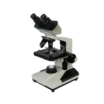 Labgo 40x-1000x Binocular Coaxial Microscope Smooth Focus Knobs Sturdy Metal Body