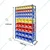 Suwas Trolley 80 Kg/Shelf Load Capacity Powder Coated BIN Storage Rack Without Bins, 10 Shelves (1 Year Warranty) (SU-SR-015)