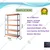 SUWAS TROLLEY STORE 80-100 Kg Load Capacity 5 Shelves Mild Steel Powder Coated Storage Rack SU-SR-006 - (1 Year Warranty)