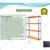 SUWAS TROLLEY STORE 80-100 Kg Load Capacity 4 Shelf Mild Steel Powder Coated Storage Rack SU-SR-002- (1 Year Warranty)