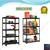 SUWAS TROLLEY STORE 80-100 Kg Load Capacity 4 Shelf Mild Steel Powder Coated Storage Rack SU-SR-005 - (1 Year Warranty