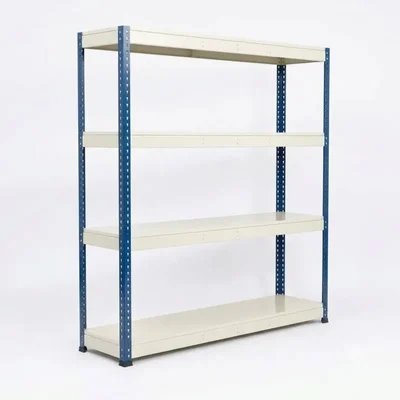 ALIJA 80-100 Kg Load Capacity 4 Shelf Mild Steel Powder Coated Storage Rack