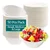 50 Pcs Bagasse Eco-Friendly Round Bowls, Perfect for Takeaway & Events(Size-Small)