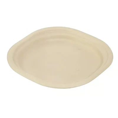 7 Inch, Chuk 100% Biodegradable Plates for Parties and Family Events(Pack-50 Pcs)