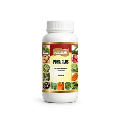Pona Plus 100ml Bio-Fertilizer Microbial Consortium (1x10^8 CFU/ml) with Nitrogen Fixing Bacteria for Soil Fertility