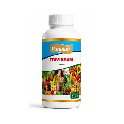 Trivikrama 5L Bio-Fungicide Trichoderma spp. (1×10⁸ CFU/ml) Liquid Suspension for Healthy Root Development in All Crops
