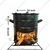 Mild Steel 34 x 34 inch Biomass Cookstove, Cooking with Wood and Twigs for Industrial Canteens