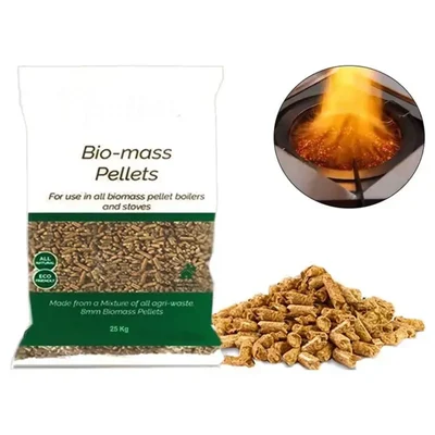 Biomass Wood Pellets 25 Kg for Multi-fuel stoves
