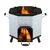 Greenway Yula Commercial Biomass Wood Stove Steel and Aluminum Body with Bakelite Handles