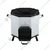 Greenway Yula Commercial Biomass Wood Stove Steel and Aluminum Body with Bakelite Handles