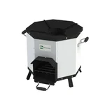Greenway Yula Commercial Biomass Wood Stove Steel and Aluminum Body with Bakelite Handles
