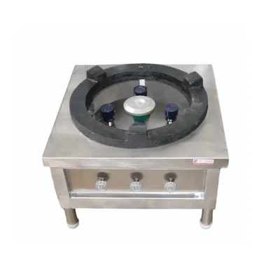 Biryani Stainless Steel Gas Dum Bhatti (30 X 30 X 24) inch with 5 Burners for Hotel, Restaurant