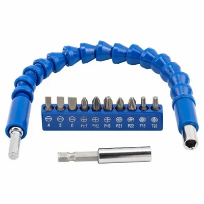 Scheppach 6.35mm (1/4") Flexible Shaft With Bit Set (7012S)