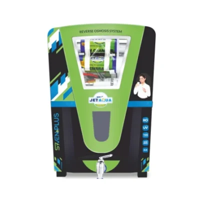 Jetaqua 12 Ltrs/hr Black Alkaline Seven Plus (RO + UV + UF) Water Purifier