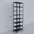 Alija 84 x 29 x 15 Inch 8 Shelves Multipurpose Storage Rack With Accessories ( Colour- Black)(Gauge-24 Gauge)