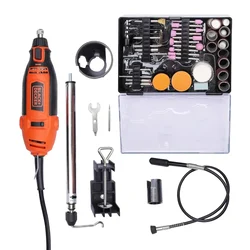 BLACK+DECKER 180 Watt 220V Multi-Purpose Rotary Tool with Accessories, 35000 RPM (‎RT18KA-IN)