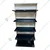 Expert 5.57 x 2.31 x 1 Feet 5 Shelves Wall Mounted Shoe Rack (Black & Ivory Color)