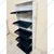 Expert 5.57 x 2.31 x 1 Feet 5 Shelves Wall Mounted Shoe Rack (Black & Ivory Color)