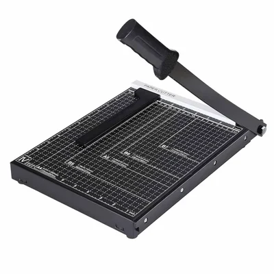 Premium Quality  Black Colour  12 Inch A4 Steel Heavy Duty Professional Paper Cutter (Cutting Size A4, B5, A5, B6)
