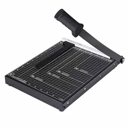 Premium Quality  Black Colour  12 Inch A4 Steel Heavy Duty Professional Paper Cutter (Cutting Size A4, B5, A5, B6)