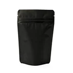 750gm, 17 x 26.5cm 112 Micron Black Color Matt Finish Ziplock Pouch for Dry Fruits,Tea/Coffee Powder and Spices	