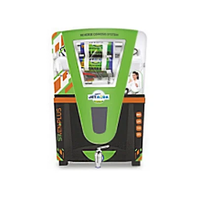  Jetaqua 12 Ltrs/hr Black Transparent Seven Plus (RO + UV + UF) Water Purifier