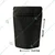 250gm, 13.5 x 22cm 112 Micron Black Color Matt Finish Ziplock Pouch for Dry Fruits,Tea/Coffee Powder and Spices (Pack-50 Pcs)