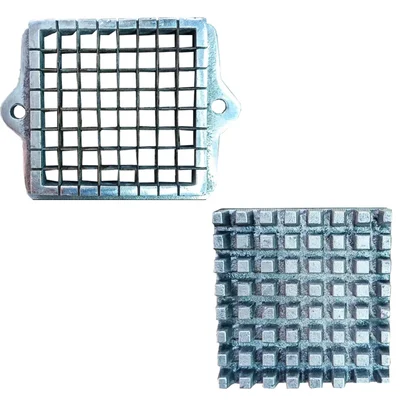 Blades and Pusher(8x8 holes) 64 Pcs at a Time For Hand Operated Finger Chips Machine