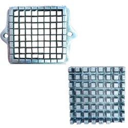 Blades and Pusher(8x8 holes)  64 Pcs at a Time For Hand Operated Finger Chips Machine   