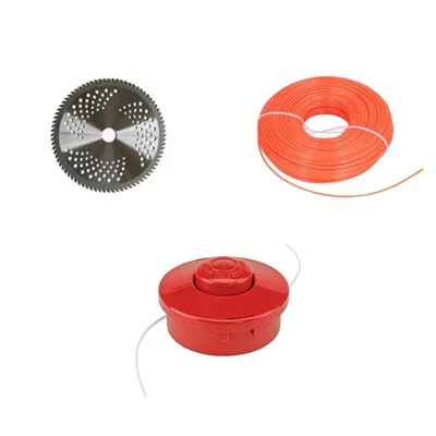 Heavy Duty 80T TCT Blade and Nylon Trimmer Head with 3mm 50 meter Trimmer Line Combo for Petrol Brush Cutter