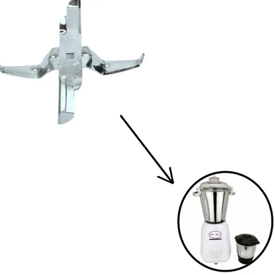 3 Pieces Mixer Grinder Blades