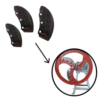 3 Pcs Blade For Heavy Duty 11 kg Manual Saag Cutting Machine, Vegetable Cutter Bhaji Cutter