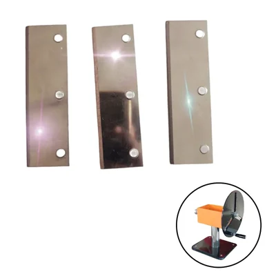 Stainless Steel Blades for MS Body Hand Operated 3 Blades Potato Wafer Machine