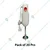 GLP High Efficiency Spectra 300 Watts Hand Blender White (Pack of 20 Pcs) For Blending, Mixing and Pureeing