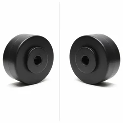 Heavy Duty 75 x 32 MM / 3 x 1.25 Inch PP Block Wheel With Ball Bearing ( Pack Of 2)