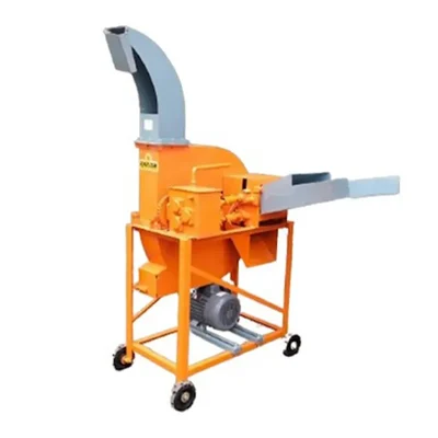 HARI OUM Blower Type Chaff Cutter/Grass Cutter 1000-1500 kg/hr with 3HP Motor & 1 Year Warranty on Motor 
