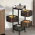 Blueboy 4-Layer Square Multipurpose Storage Trolley With Wheels
