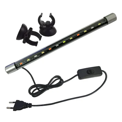 Blue Pet T4-30F Glass Fully Submersible Aquarium LED Light for Fish Tank and Aquarium Photosynthesis of Aquatic Plants Grows More Vigorously