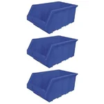 Aristo 3 Pieces HDPE 265 x 180 x 130 mm Blue FPO Storage Bin ( BIN-60)