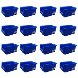 Avsar 170 x 115 x 75 mm FPO Blue Storage Bin, Premium HDPE Material (Bin-5) - Pack of 16