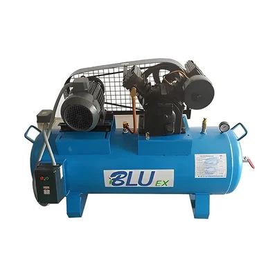 BLU EX 300 Litres Double Stage Reciprocating Air Compressor With 10 HP Motor (BEI-10300)