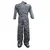 SSBENGALY Men's Grey Cotton Welders Coverall Boiler Suit, DurableWorkwear With Comfort & Safety (Size : XXXL)