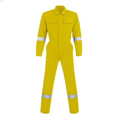Payuh WorkPro Poly Cotton 200 GSM Boiler Suit - Durable, Comfortable Industrial Workwear Coverall (Yellow Colour)