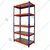 Blueboy 72 x 36 x 19 Inches 5 GI Shelves Boltless Adjustable Multipurpose Storage Rack (Red and Blue)