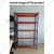 Blueboy 72 x 36 x 19 Inches 5 GI Shelves Boltless Adjustable Multipurpose Storage Rack (Red and Blue)