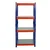 Blueboy 60 x 24 x 12 Inches 4 GI Shelves Adjustable Multipurpose Boltless Rack (Red and Blue)